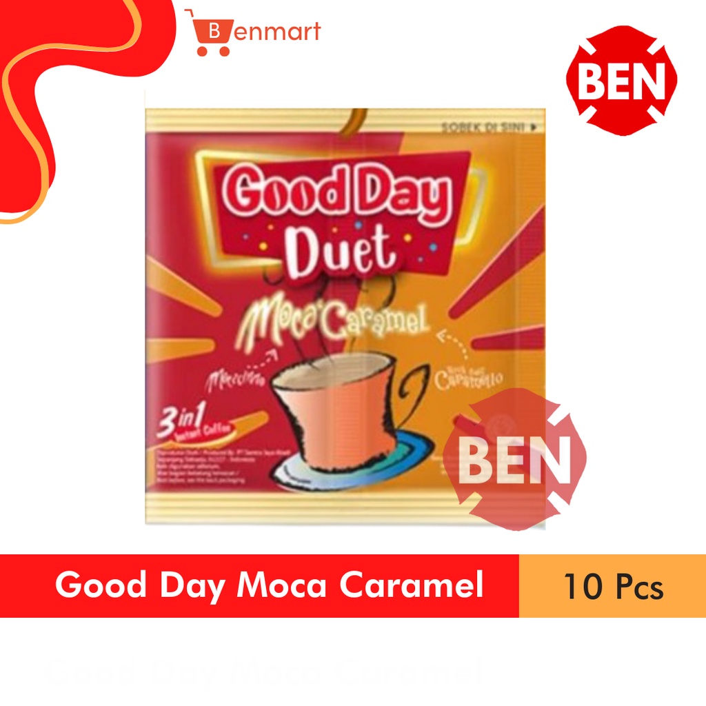 

Good Day Duet MOCACARAMEL 1 Renceng 10 Pcs Goodday Mocacinno Caramello