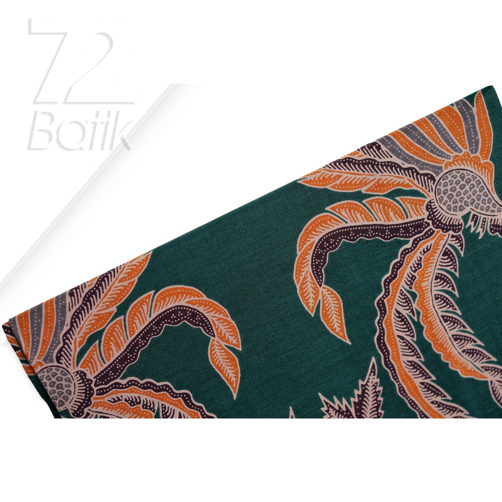 KAIN BATIK PREMIUM Bahan Katun Motif Peksi Asmoro Warna Hijau 722198 Cap 72 Jarik Jarit Samping Kebat Panjang Batik Katun Modern Premium Bahan Seragam Batik Pernikahan Kantor Keluarga Murah Kamen Jadi Batik Bali Lembaran