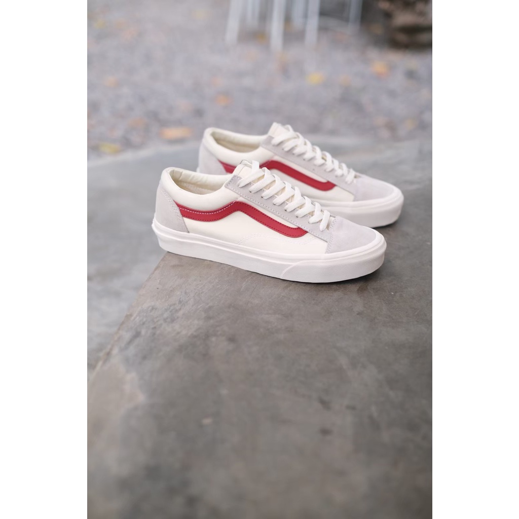 Vans Style 36 Marshmallow/Racing Red
