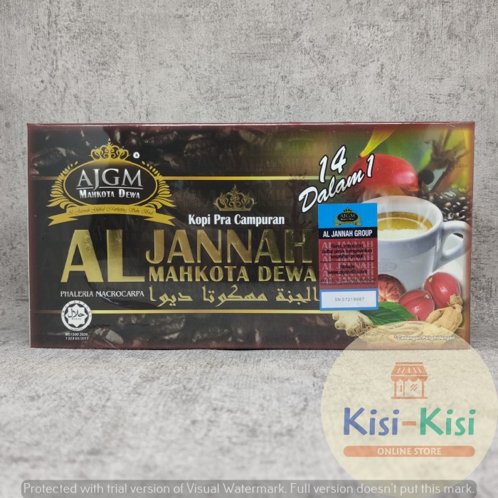 

Al Jannah Kopi Mahkota Dewa Malaysia - AlJannah