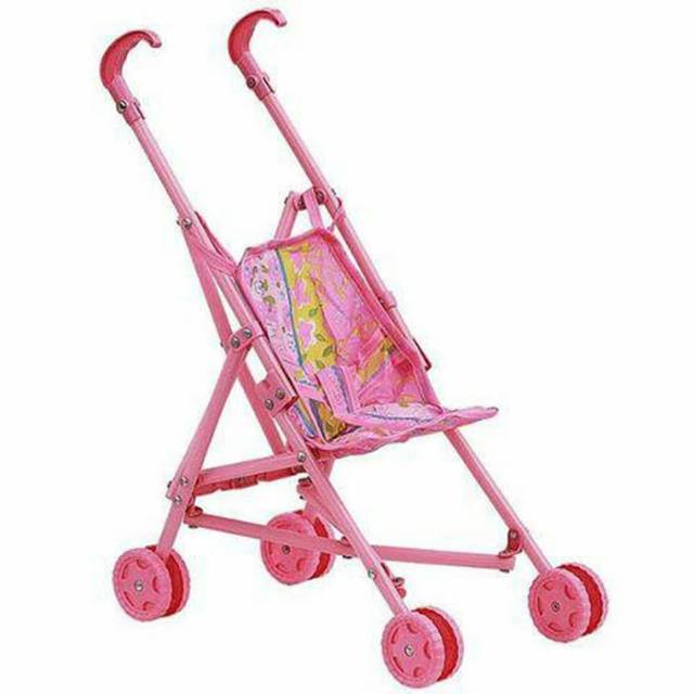 Mainan anak bentuk stroller lucu stroller boneka