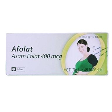 AFOLAT BOX ISI 100 - Asam Folat 400 mcg untuk promil