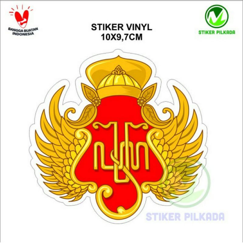 

STIKER VINYL KERATON JOGJA 10x9,7CM