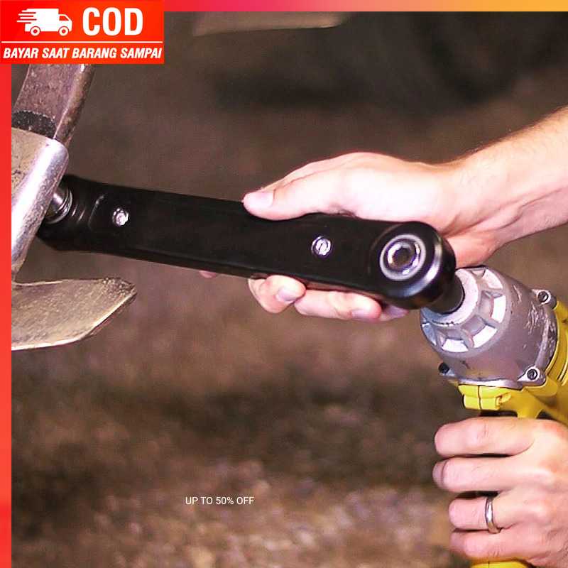 (100% BARANG ORI) Kunci Pas Universal Extension Wrench Tools 3/8 Inch TR-38V1