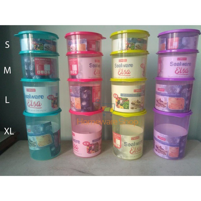 GBUplast Toples Makanan Sealware Elsa Medium ukuran 2100ml