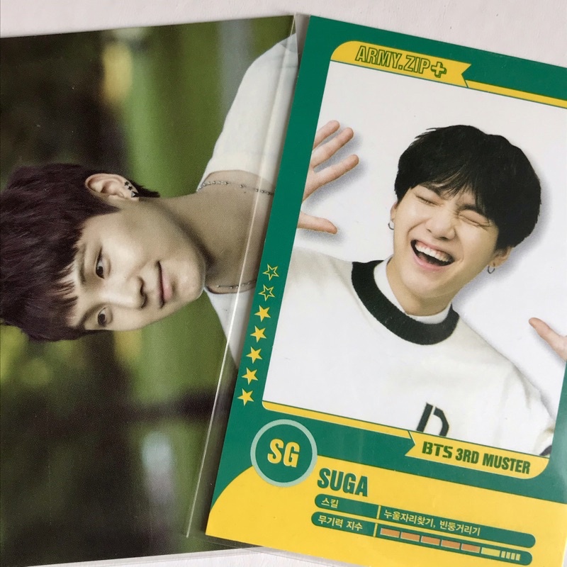 BOOKED BTS SUGA 2ND MUSTER & 3RD MUSTER MINI PHOTOCARD