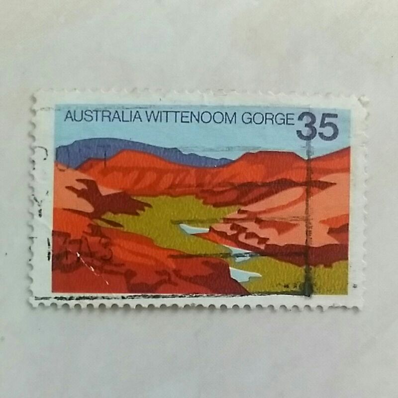 

(AA) Perangko Australia 1976 Scenes - Wittenoom Gorge, West Australia 35c Used