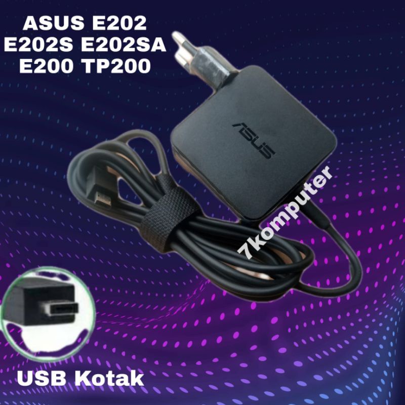 Charger Laptop Asus/Charger Notebook Asus E202 E202SA E202S X205 X205T X205TA E200 E200H E200HA C201 C201P C201PC C201PA 19V 1.75A