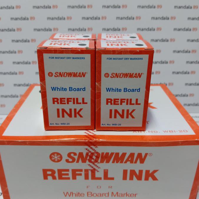 

Berkualitas Refil Ink Whiteboard Snowman Bagus