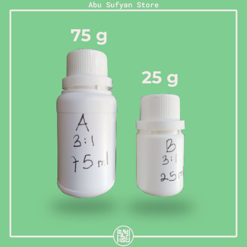 

Resin Name Tag Nama Dada Bening Keras Lycal 1011 + Katalis 100 gram