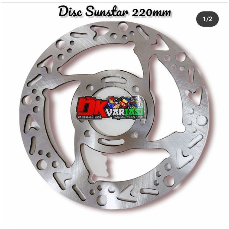 Disk cakram sunstar 220mm coak datar nouvo,jupiter dll