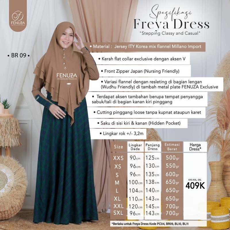 Freya dress by Fenuza