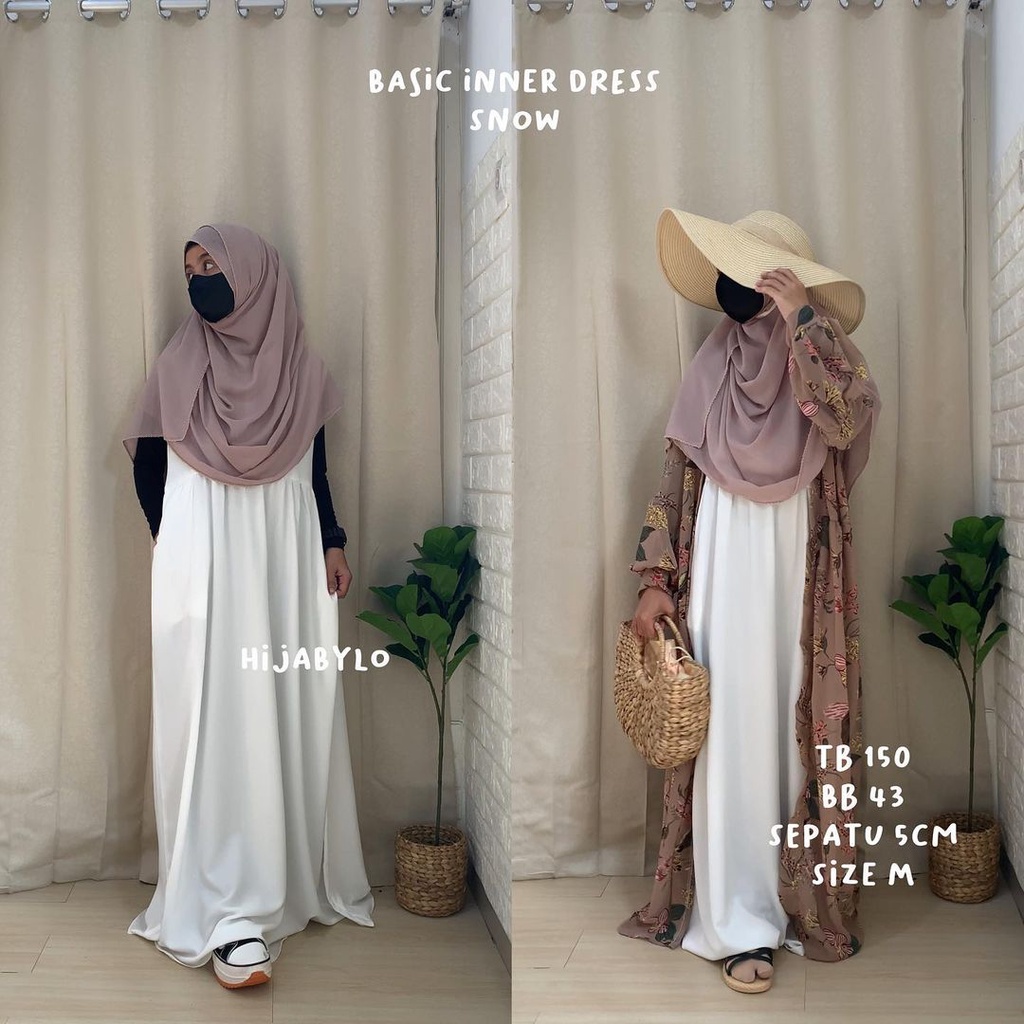 INNER DRESS BASIC BY HIJABYLO