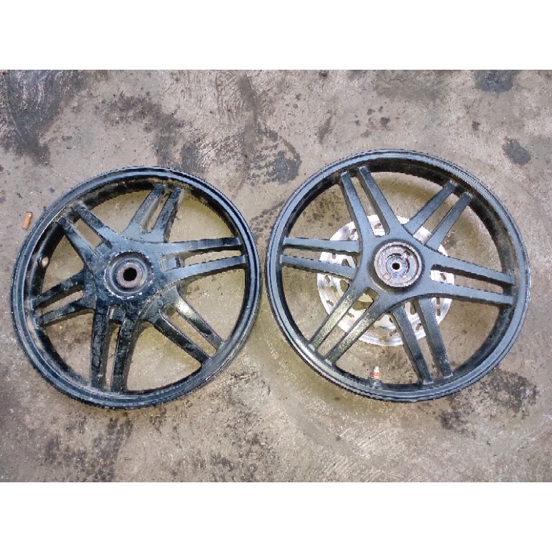 VELG RACING SUZUKI SPIN NEW 2008 KE ATAS GIGI 20 ORIGINAL COPOTAN