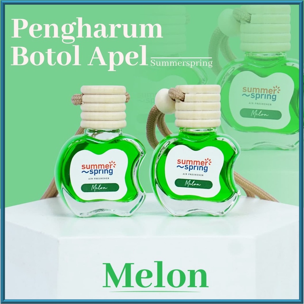 Parfum AC Mobil Aroma Melon Botol Apel Summer Spring Pengharum Mobil Kamar Aromaterapi Segar