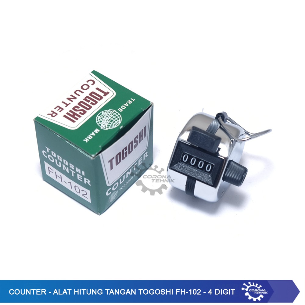 Counter - Alat Hitung Tangan Togoshi FH-102 - 4 Digit