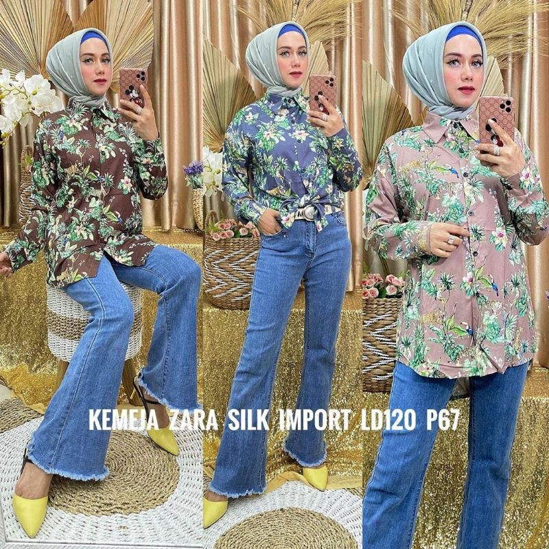 [IMPORT] Kemeja ZARA SILK