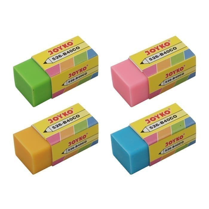 

Ay00! [PACK] Penghapus Kecil / Eraser Warna-Warni - Joyko 526 B40CO MURAH