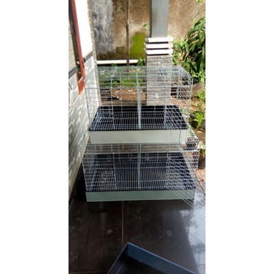 kandang Kelinci galvanis Jumbo #kelinci #marmut jumbo xl ukuran P,76- L,47,- T, 46-3
