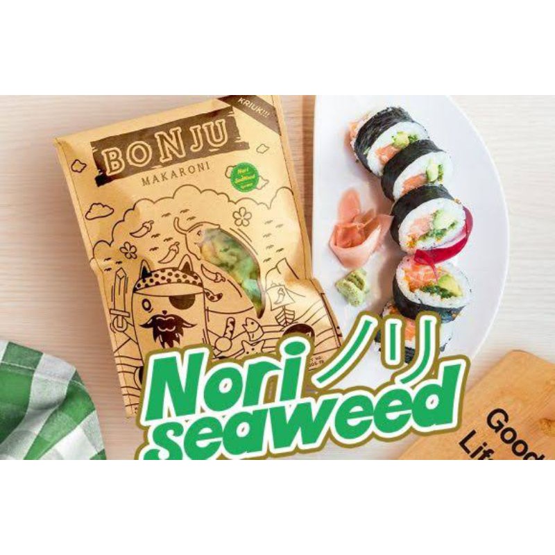 

Makaroni Bonju Nori Seaweed (Rumput Laut)