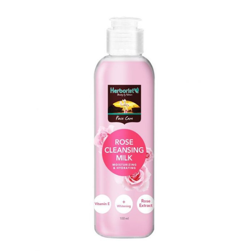 ✿ELYSABETHME✿ ⓗⓔⓡⓑⓞⓡⓘⓢⓣ Herborist Rose Cleansing Milk susu pembersih cleanser angkat makeup dan bedak