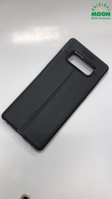 Case samsung note 8 autofocus leather cover kulit softcase casing promo murah