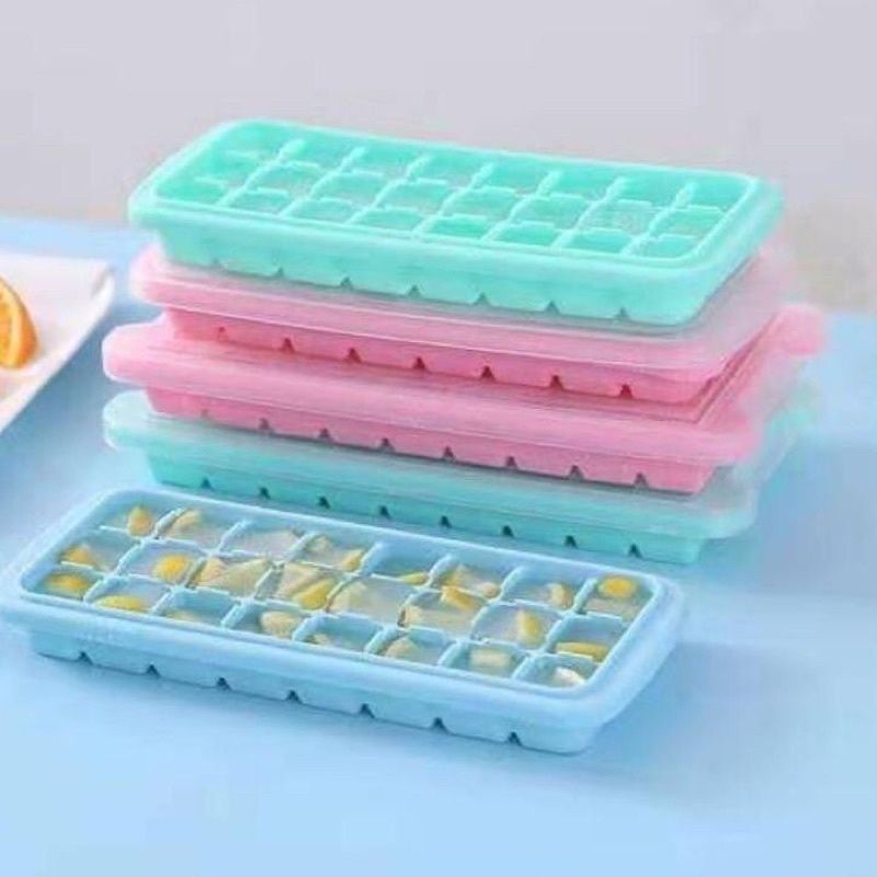 CETAKAN ES BATU SILICONE 24PCS WARNA WARNI