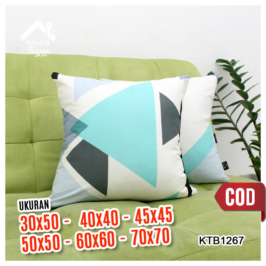 SARUNG BANTAL SOFA 30x50, 40x40, 45x45, 50x50, 60x60, 70x70 KTB1267