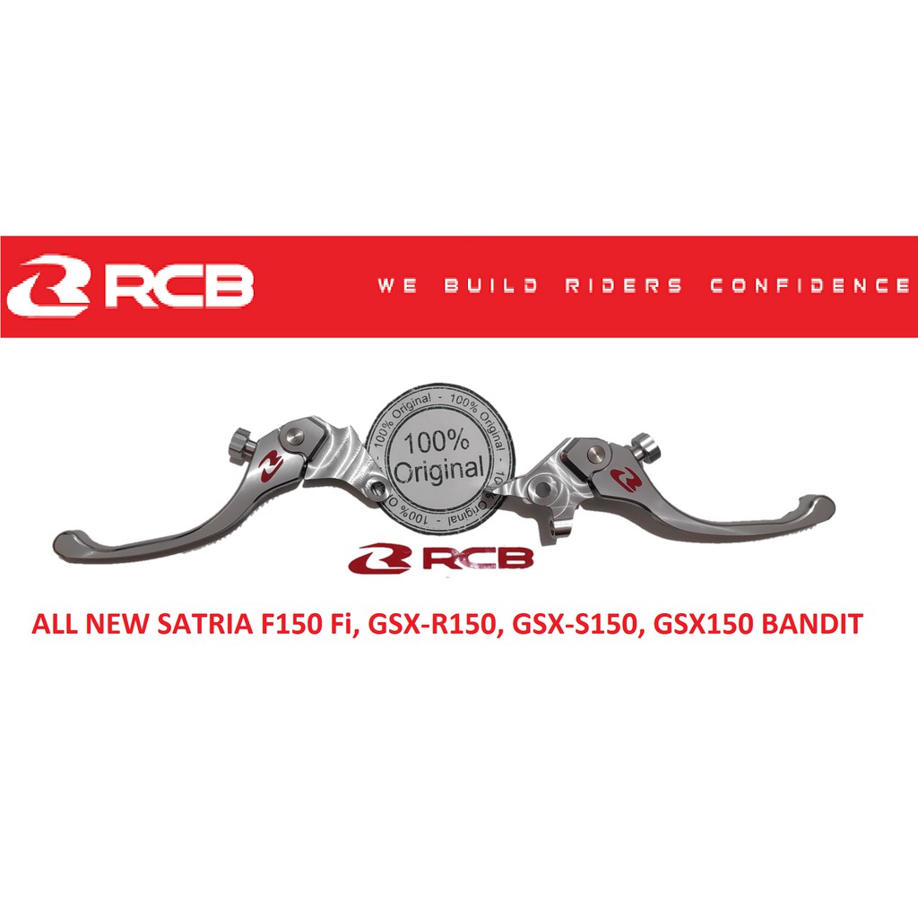 HANDEL HANDLE REM KOPLING SATRIA FU Fi GSX BANDIT S2 SERIES RCB SILVER