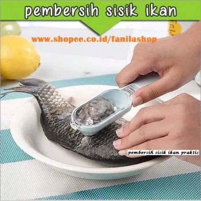 Pisau pembersih sisik ikan praktis