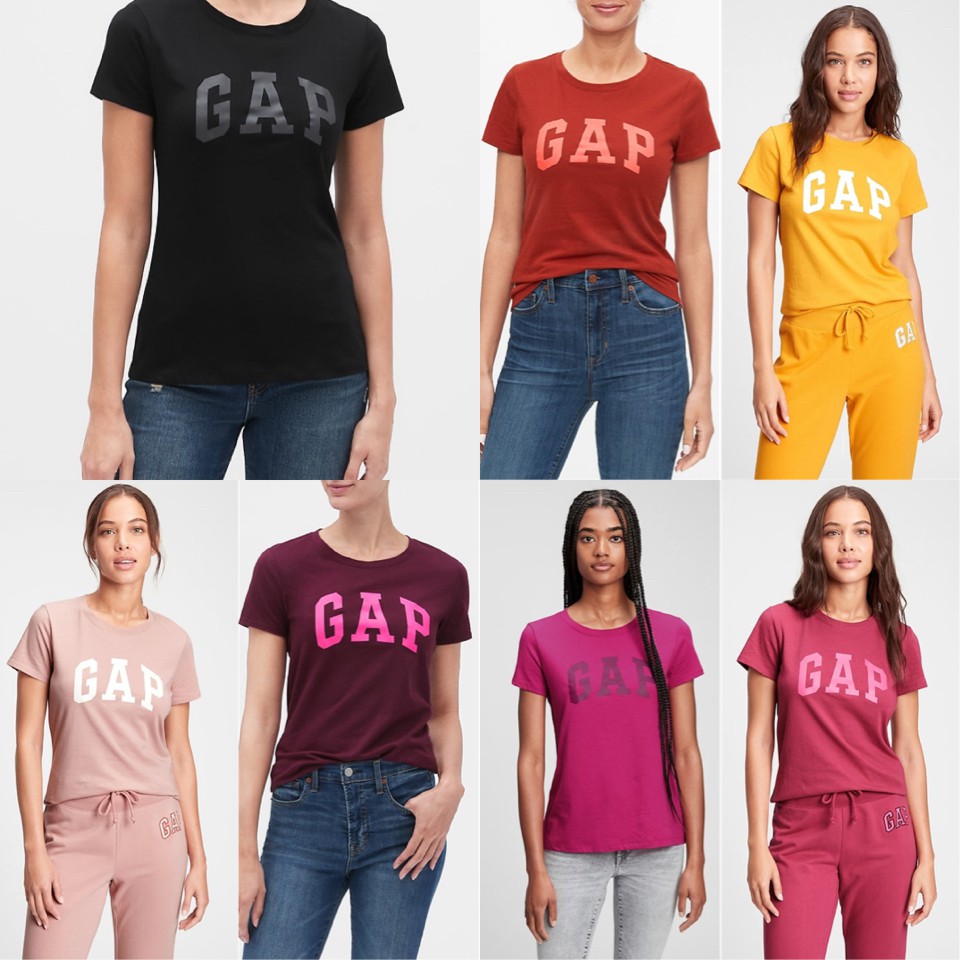 GAP LOGO TEE KAOS ADEM ORI MURAH