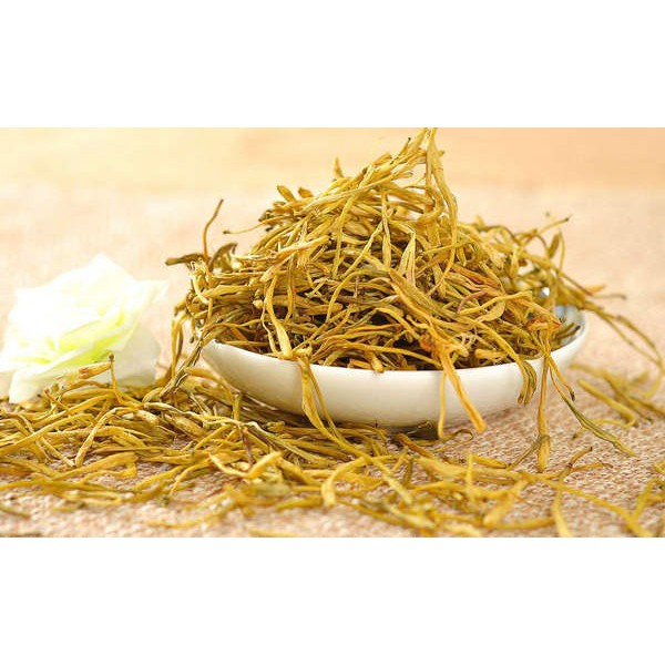 

Teh Bunga HoneySuckle Premium / Jin Yin Hua Flower Tea / Kim Gun Hue 100 gram