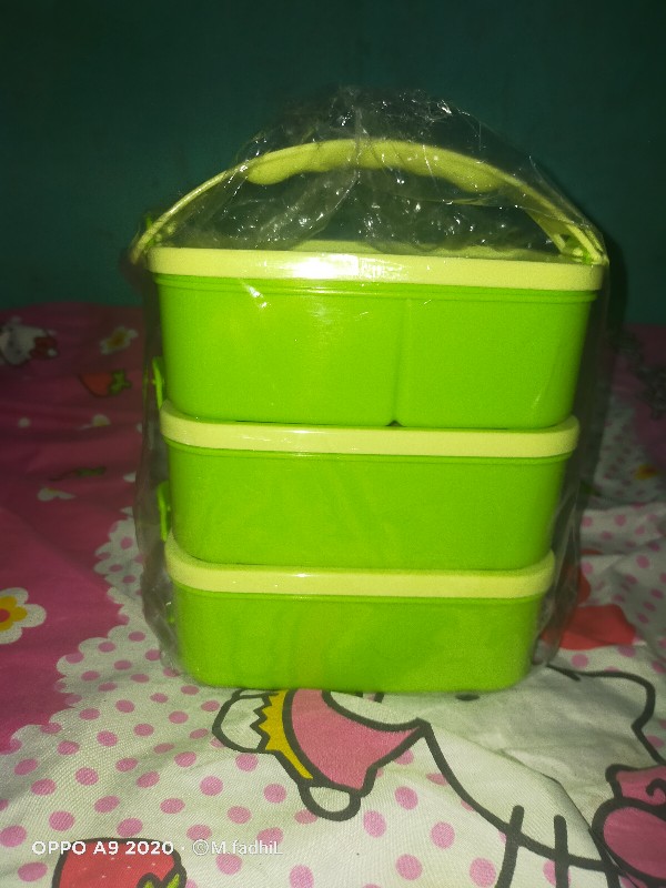 Rumah Gracia - Rantang Plastik Piknik Susun Golden Sunkist