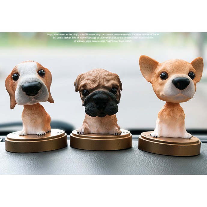 Parfum Parfume Pewangi Pajangan Mobil ANJING SHARPEI CHIHUAHUA BEAGLE Goyang Kepala Shake Head