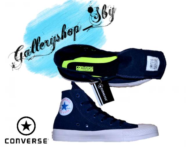 Sepatu Converse CT Red Merah Maron Navy Biru Dongker Sneakers Import Premium Vietnam Pria Wanita