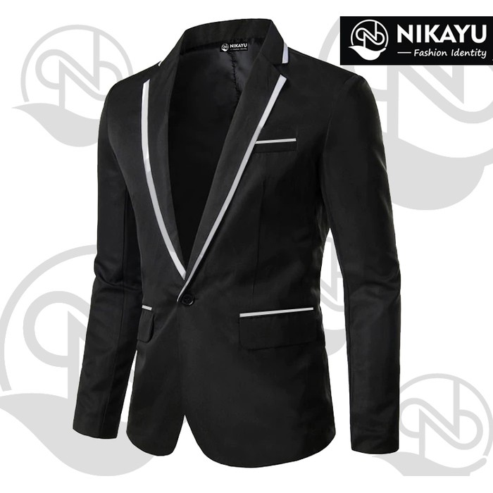 NEW PRODUCT BLAZER MILNER BLACK LIST MODEL SLIMFIT HIGH TWIST TEBAL EDISI TERBATAS SINGLE BUTTON