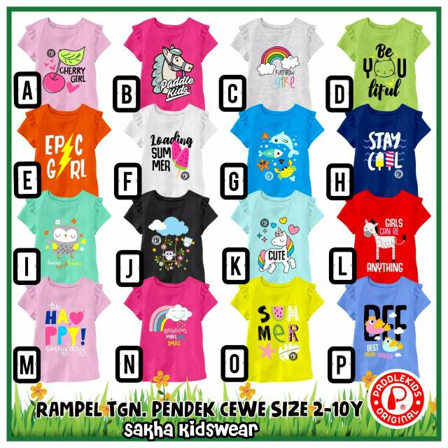 Kaos Anak Cewek/Baju anak cewek