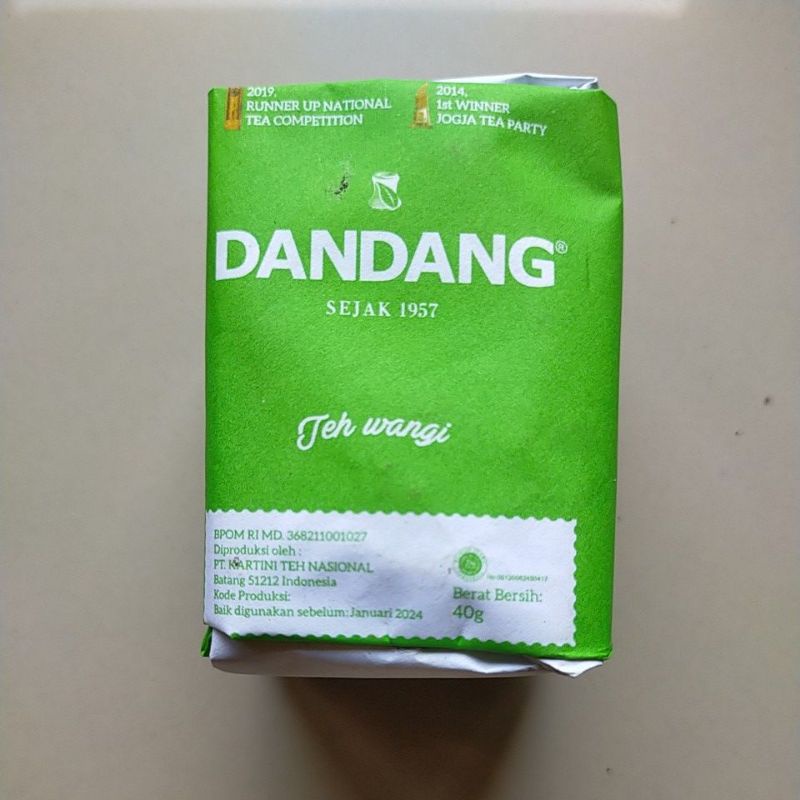 

TEH CAP DANDANG 40 GR ( Beli 10 gratis satu gelas cantel )