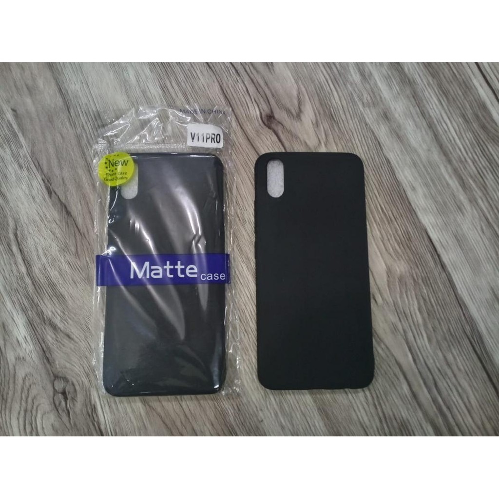 Case Hitam Black Matte Vivo V11 Pro Softcase Polos Slim Silikon Hp Shopee Indonesia
