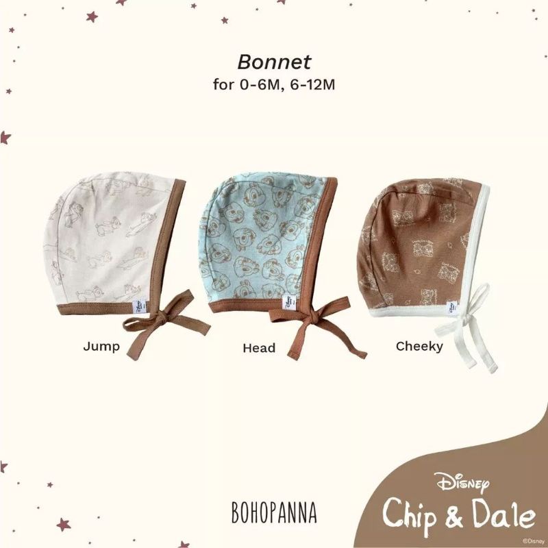 Bohopanna Bonnet Unisex Disney Chip &amp; Dale