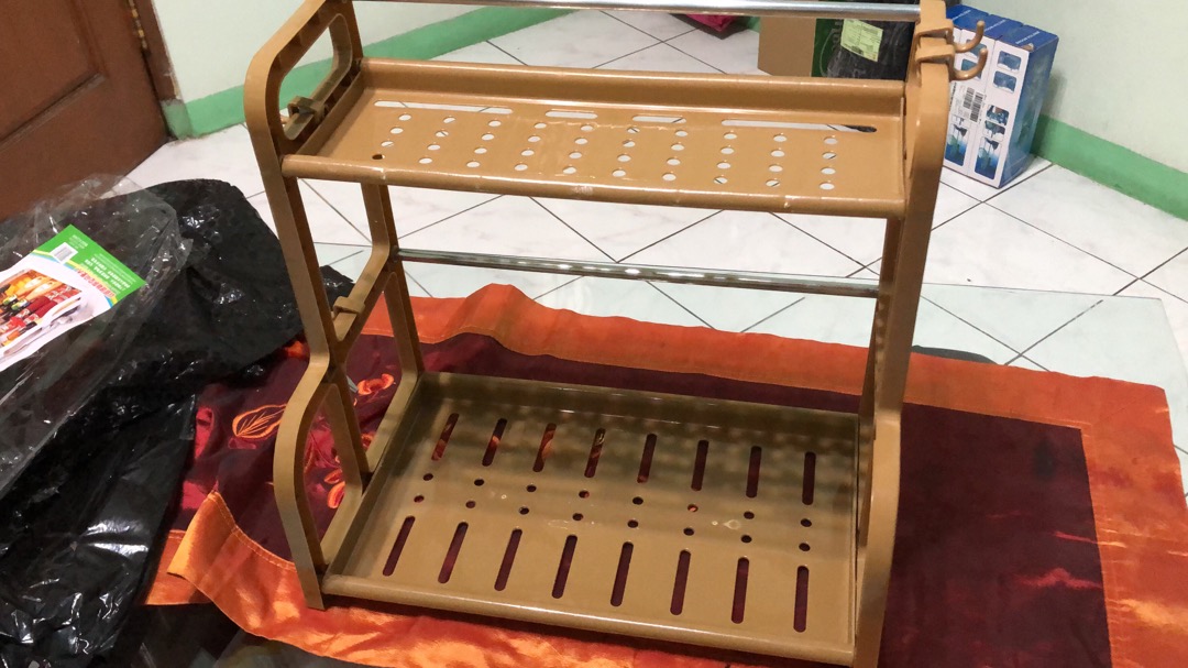 Tkis Rak Dapur Kamar Mandi Bumbu Perlengkapan Dapur Sabun Cuc-205