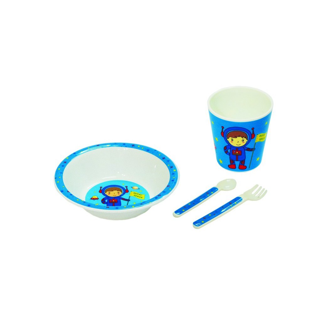 Baby Safe FS64 Set Meal 4 pcs | Set Peralatan Makan Bayi