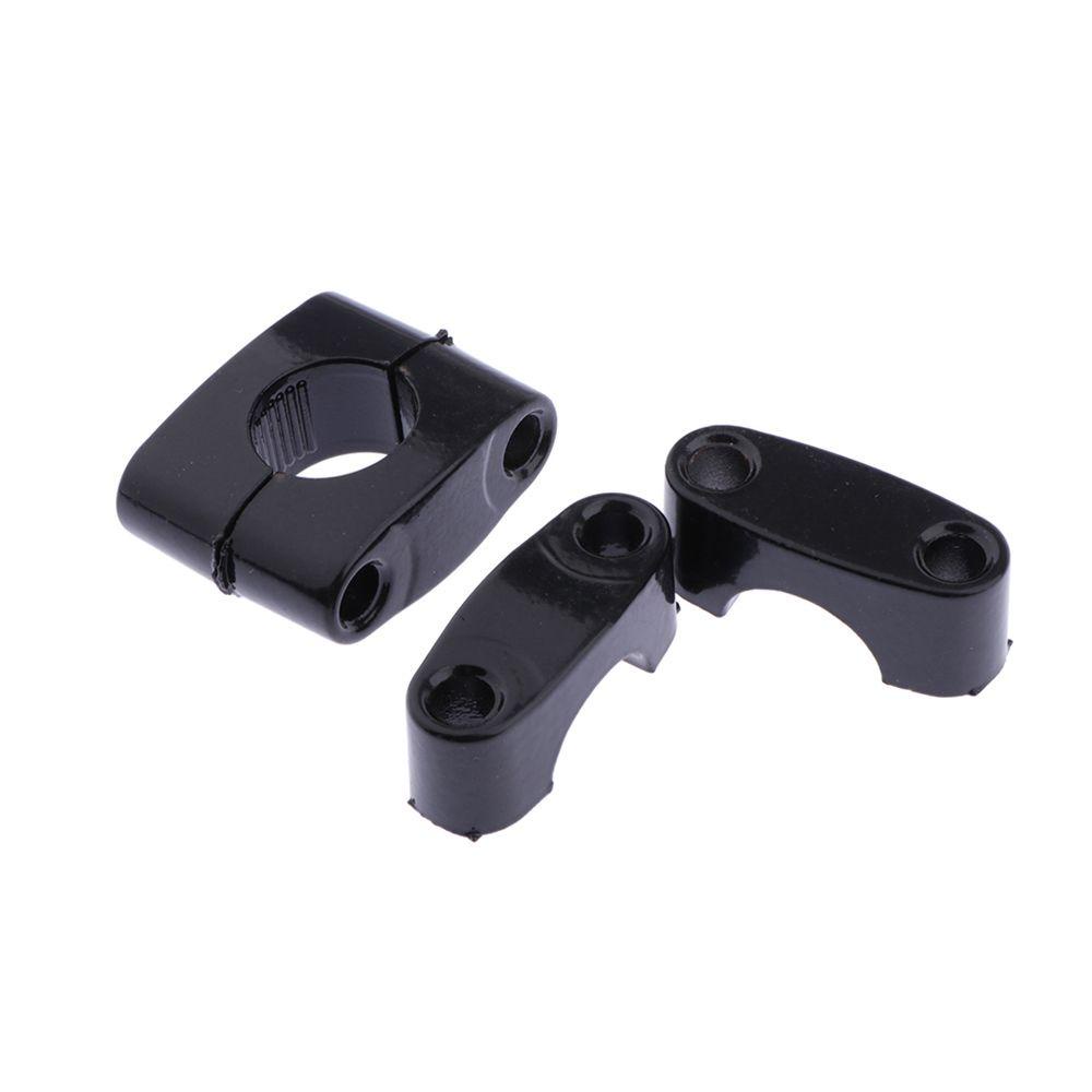 Lanfy Riser Mount Clamp ATV Stang Quad Sepeda Balap Aksesoris Aluminium Alloy Hitam Diameter 22 mm Klem Stang Motor