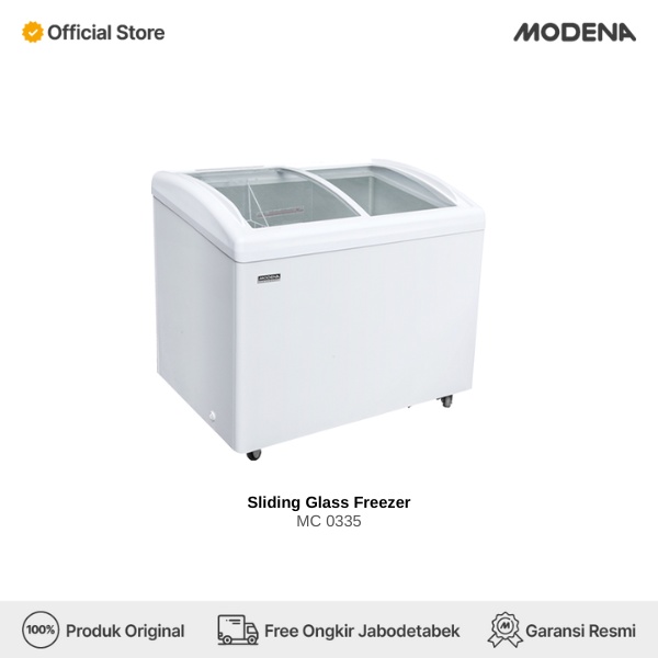 MODENA Sliding Glass Freezer - MC 0335