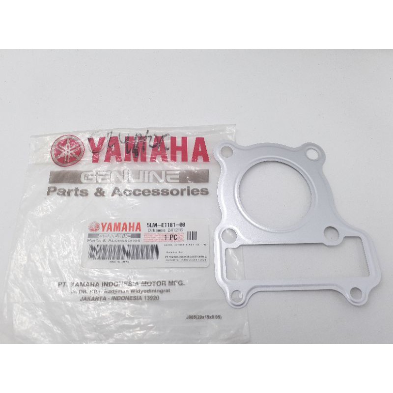 paking perpak blok head crypton vega r original ygp 5lme118100