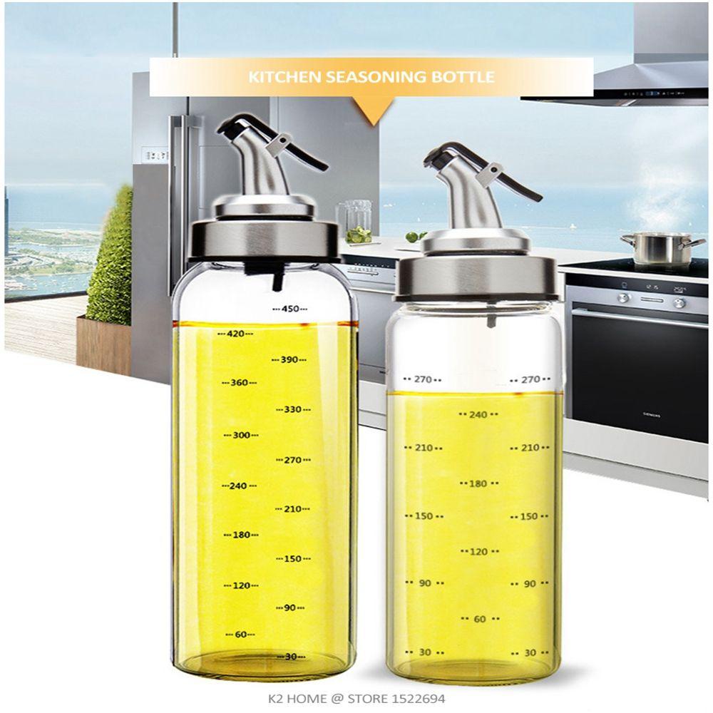 [Elegan] Alat Botol Bumbu Pourer Bottle Kaca Olive Oil Vinegar Oil Sprayer