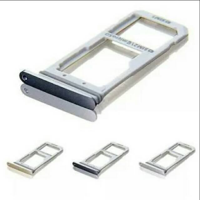 Simtray Sim Tray Slot Tempat Kartu Sim Card Sim Holder Samsung Galaxy S7 Flat