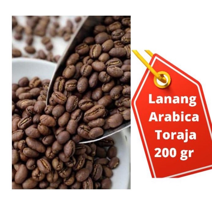 Jual Toraja Koffie Kopi Arabica Toraja Lanang Peabery Grade 1 Aa 200 Gr