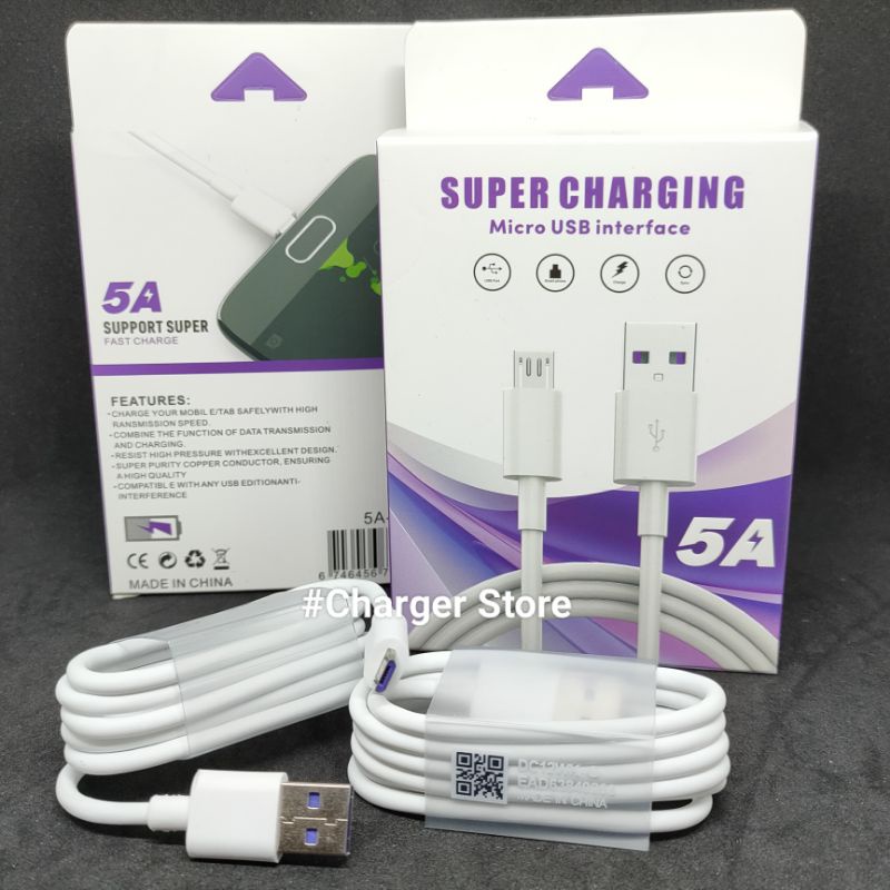 Kabel Data 5A Micro USB interface Support Super Fast Charging ORIGINAL