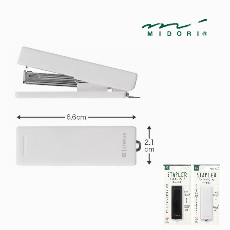 

Midori XS Stapler Strapler Staples Extra Small